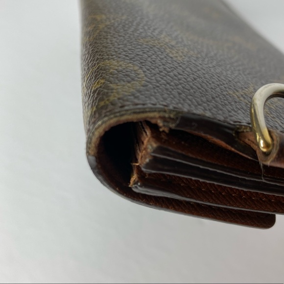 AUTHENTIC Louis Vuitton LV Monogram Accordion Wallet Wristlet Clutch Bag - Picture 8 of 10